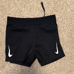 Nike Aeroswift Black Athletic Running Short  // Women’s Small